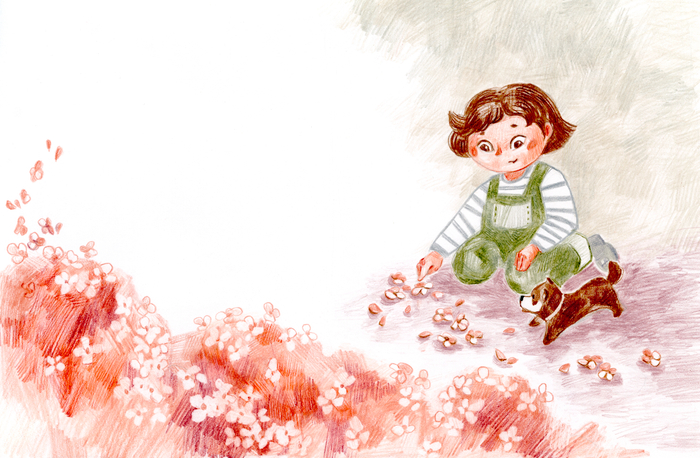 Маленькая Ханна и ее вишневое дерево