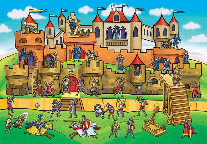 Замок и рыцари