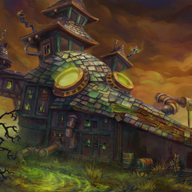 дом чумных докторов