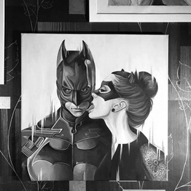 Бэтмен и женщина кошка