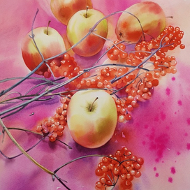 "Яблоки с калиной"