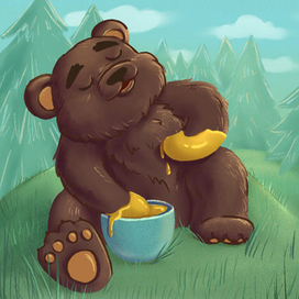 Разворот к сказке "Колобок"