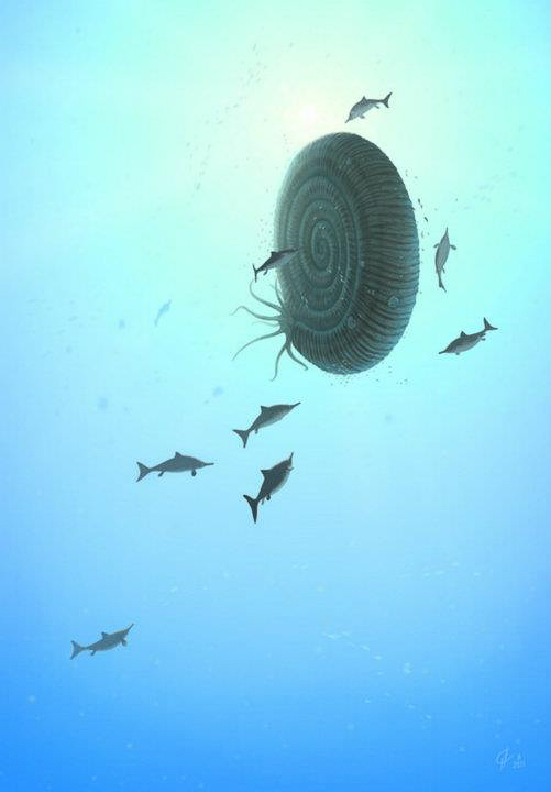 Эпивиргатит и молодые ихтиозавры