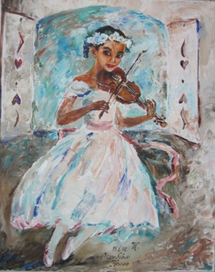 юнная скрипачка