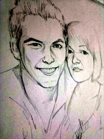 Портрет,эскиз