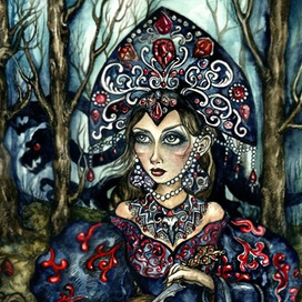 Иллюстрация к сказке "Марфа-Царевна"