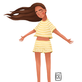 Наслаждаясь ветром