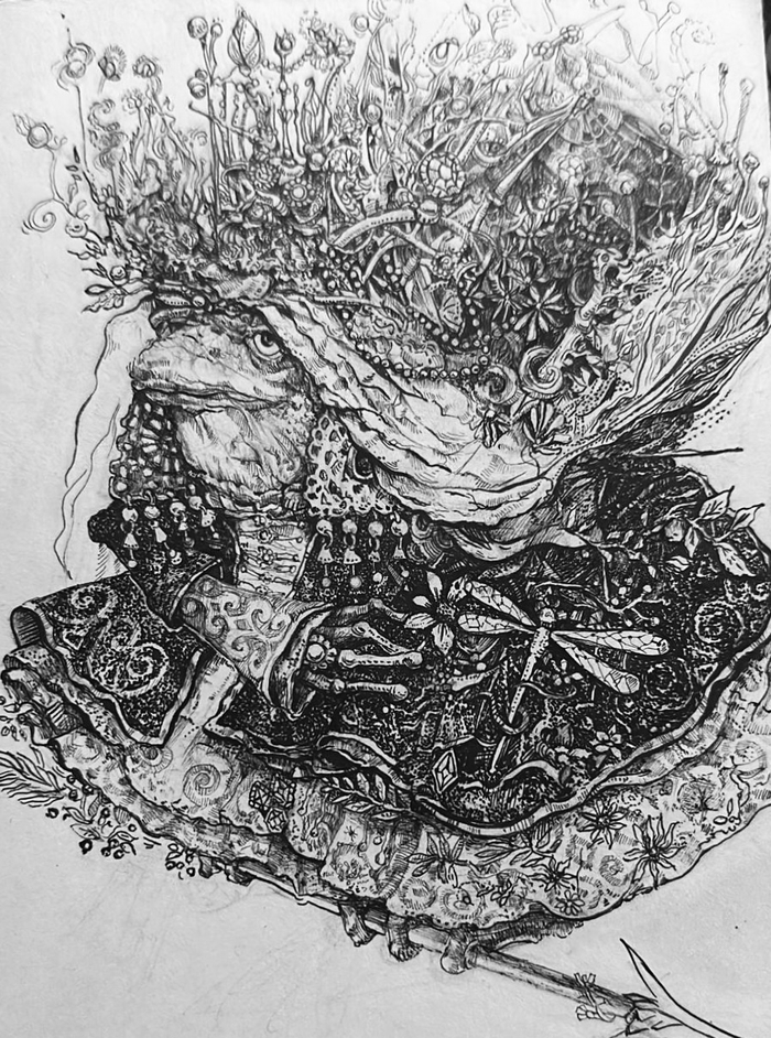 Беценон. Иллюстрация к Нартскому эпосу.