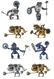 Роботы для игры 