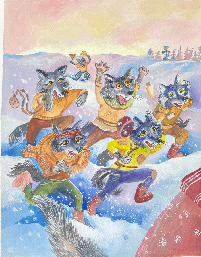 Волки «Зимовье»