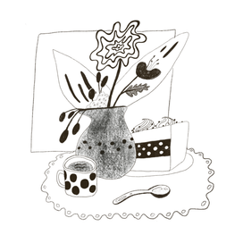 Натюрморт с кружочками