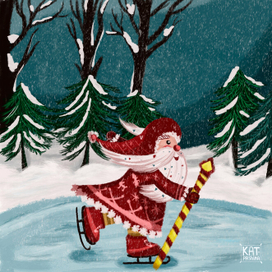 Санта на конках