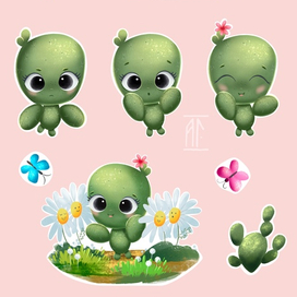 Малышка опунция