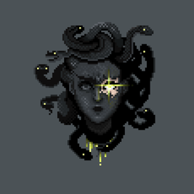 PixelArt Медуза Горгона