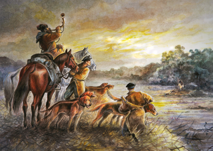 К рогу вались...