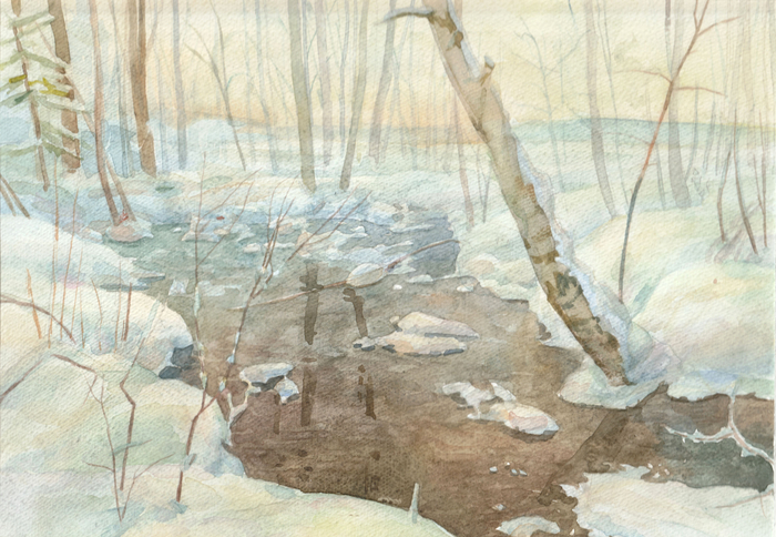 Этюд "Февраль"