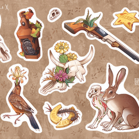 Стикерпак "WILD WEST х ARIA X"