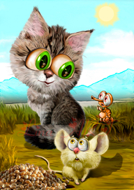 к сказке о Блохе и Муравье.