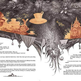 "Алиса в стране чудес". Глава 7 "Безумное чаепитие".