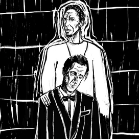 Иллюстрация для книги Алексея Дэзи "Карантин"