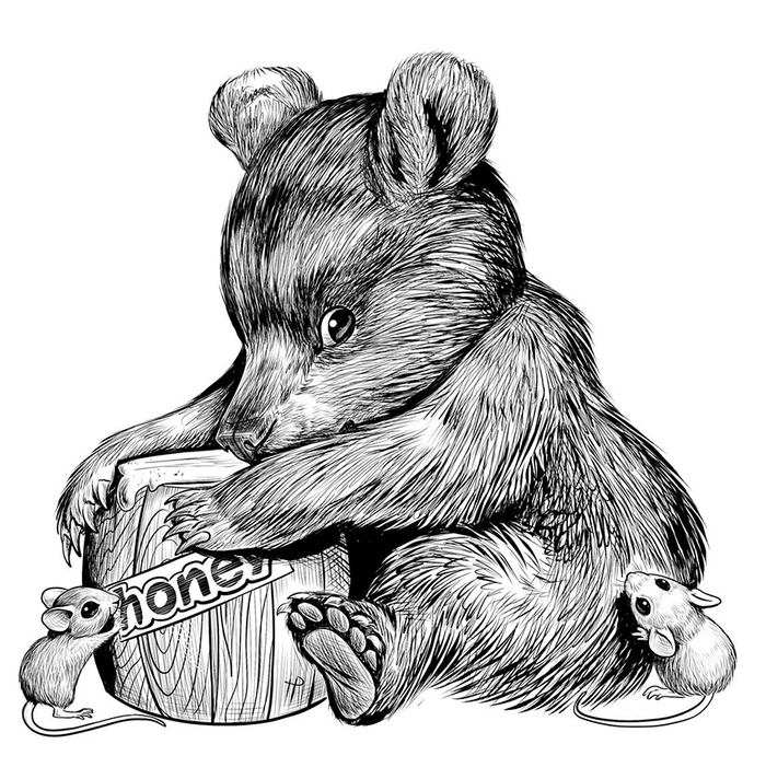 Жадный мишка