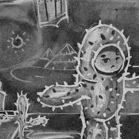 Мальчик в костюме кактуса