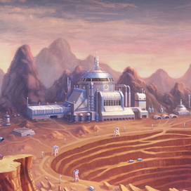 sci-fi пезаж