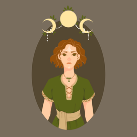 Портрет юной ведьмы