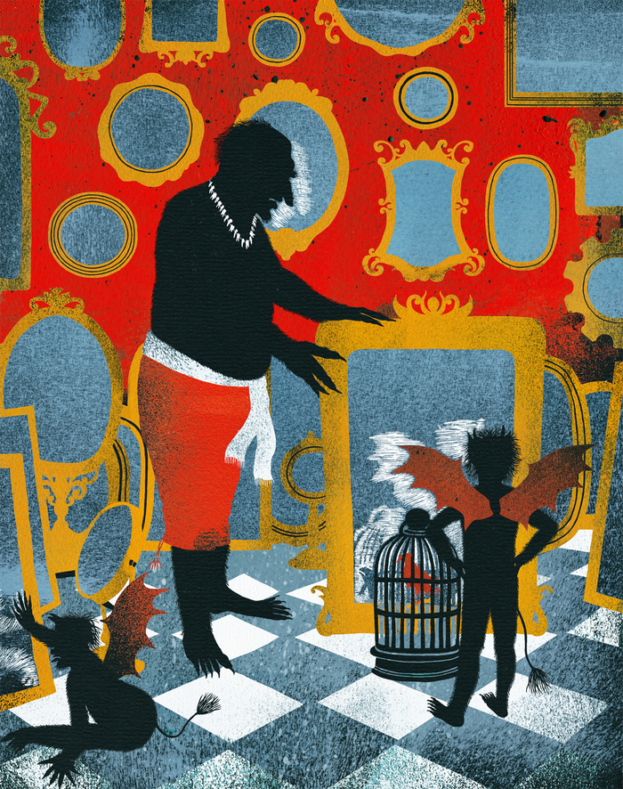 Иллюстрация - 16 к сказке Х.К. Андерсена "Снежная королева"