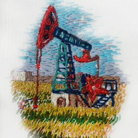 Нефтекачалка в Нефтекамске