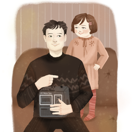 Старый магнитафон