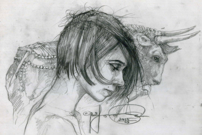  graphic novel "Dofni and Hlu." 2015.