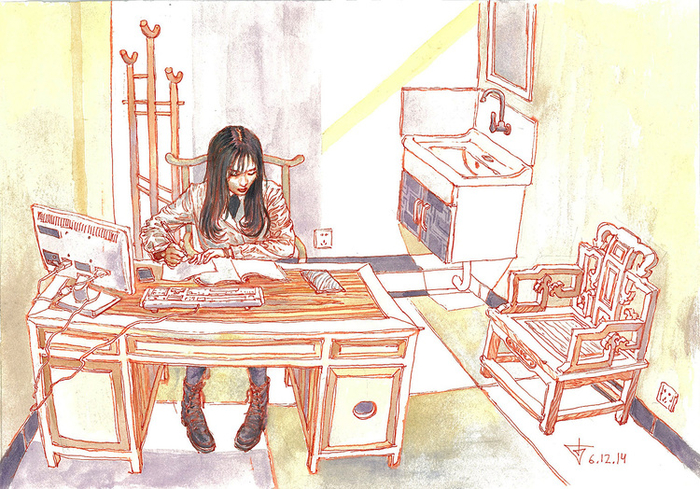 Больница китайской традиционной медицины. Город Дипу. 