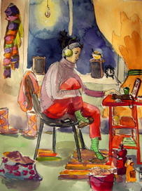 Любины дни. Вечер.