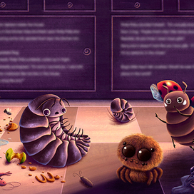 Иллюстрация к детской книге "What Bug Am I?"