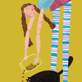 Девушка с котом