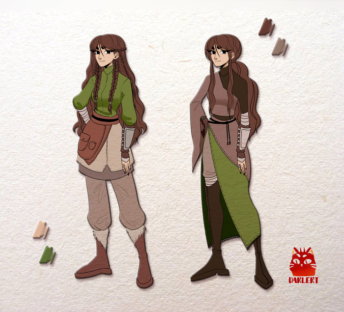 Дизайн героини книги