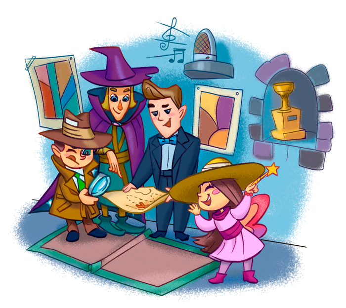 Квеструм для детей оформление.