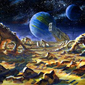 Surface noname planet