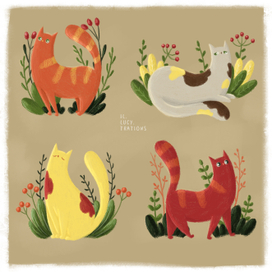 Осенние коты