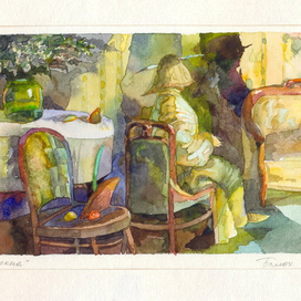 Работал с светом и цветом:))