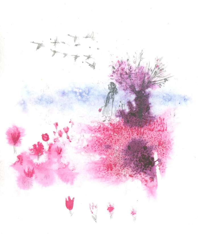 Андерсен "Дикие лебеди" Пробная иллюстрация