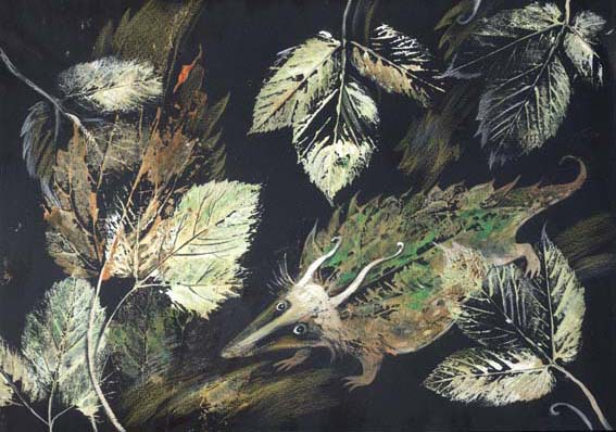 Листики. Мелкое лесное чудище.