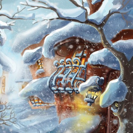 Сказочная зима в сказочном городке