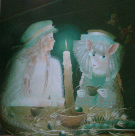 Серия  иллюстраций  к  &quot;Дюймовочке&quot; Г.Х. Андерсена