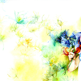 На одуванчиковом поле