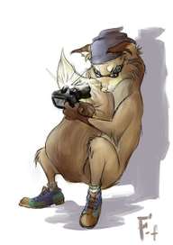 Фотография "Я и мой хвостатый друг"