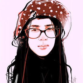 Porträt ihrer Tochter. 2018