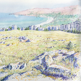 Вид на Казантип