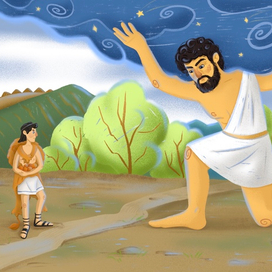 Геракл и Атлас. Греческая мифология 